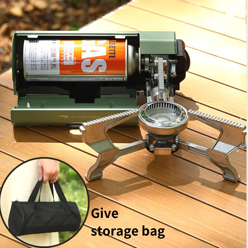 Camping folding cassette stove