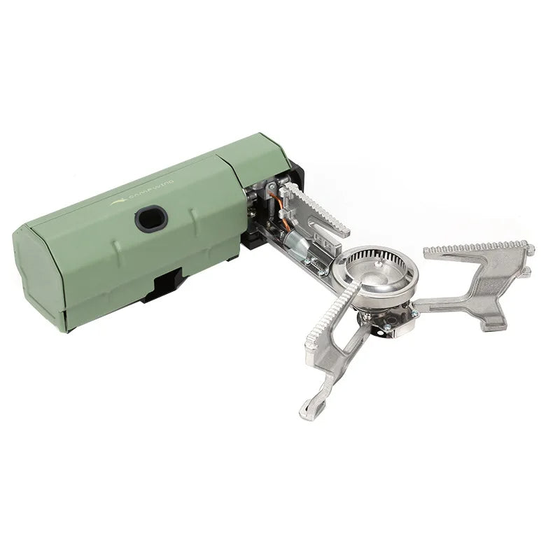 Camping folding cassette stove