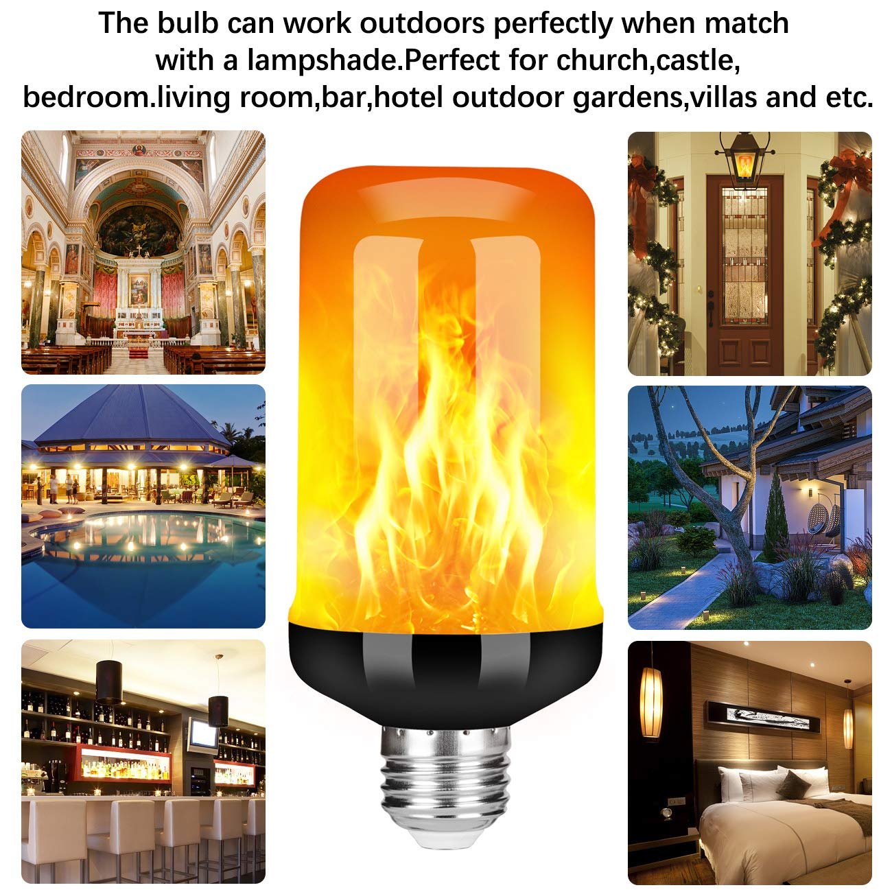 🔥LED Flame Light Bulb With Gravity Sensing Effect🔥