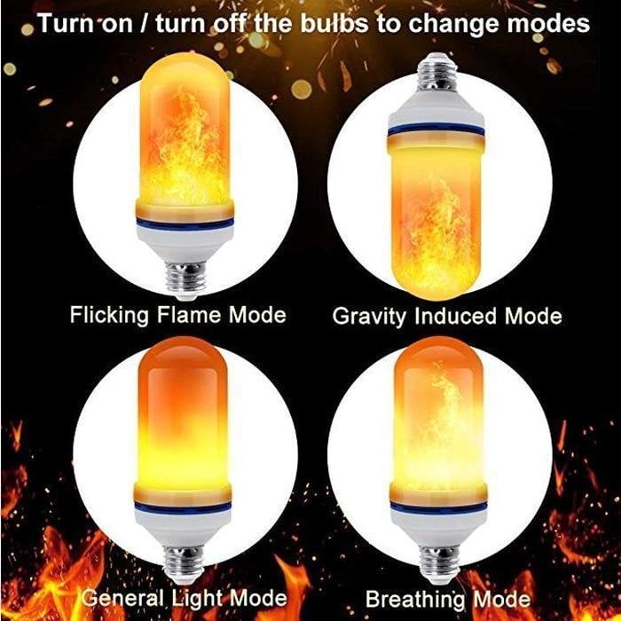 🔥LED Flame Light Bulb With Gravity Sensing Effect🔥