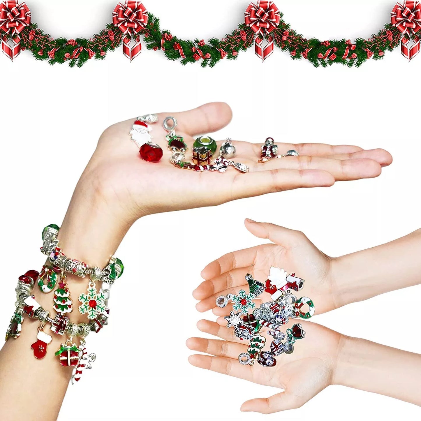 🎄Early Christmas Sale 50% OFF🎀DIY Christmas Advent Calendar Bracelets Set