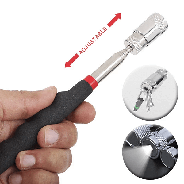 MAGNETIC TELESCOPIC PICK-UP LED LIGHT TOOL