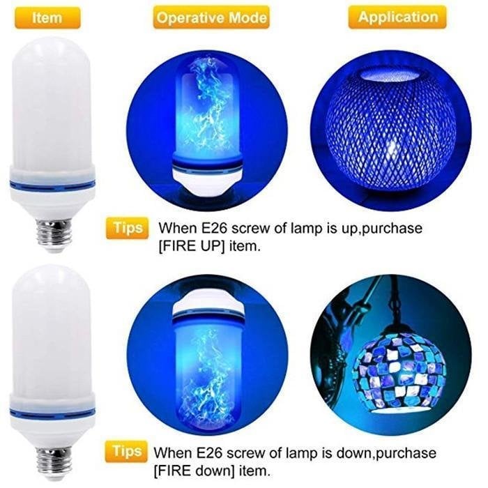 🔥LED Flame Light Bulb With Gravity Sensing Effect🔥