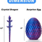 🐉3D-Printed Articulated Crystal Dragon