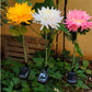 SPRING ARTIFICIAL Chrysanthemum SOLAR GARDEN STAKE LED