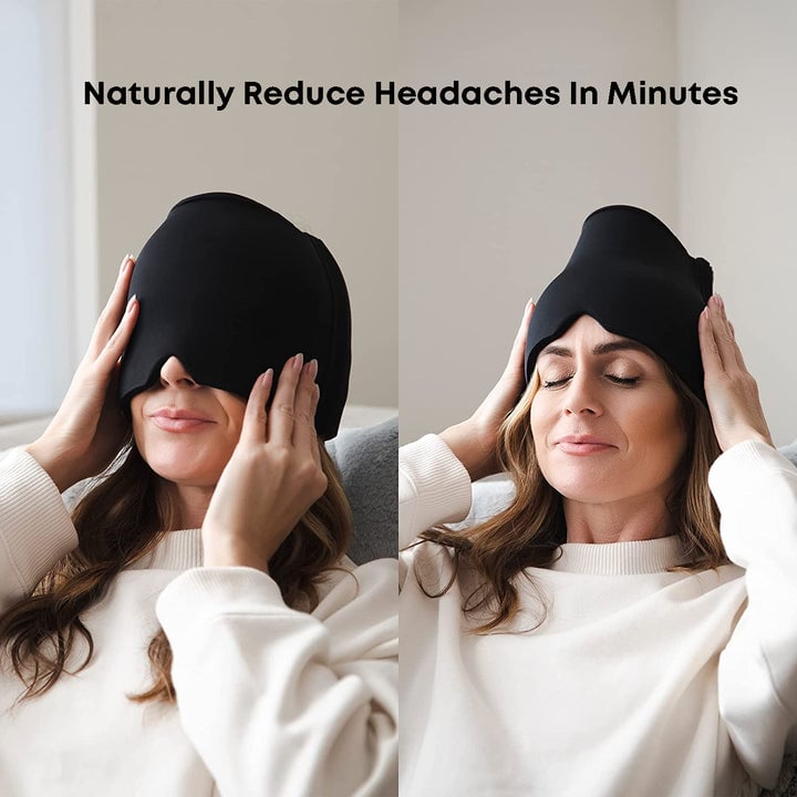 🔥LAST DAY - 49% OFF👍-360° Hot & Cold Gel Therapy Headache Migraine Relief Cap