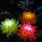 SPRING ARTIFICIAL Chrysanthemum SOLAR GARDEN STAKE LED