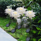 SPRING ARTIFICIAL Chrysanthemum SOLAR GARDEN STAKE LED