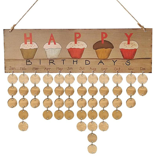 Wooden Happy Birthday Reminder Sign DIY