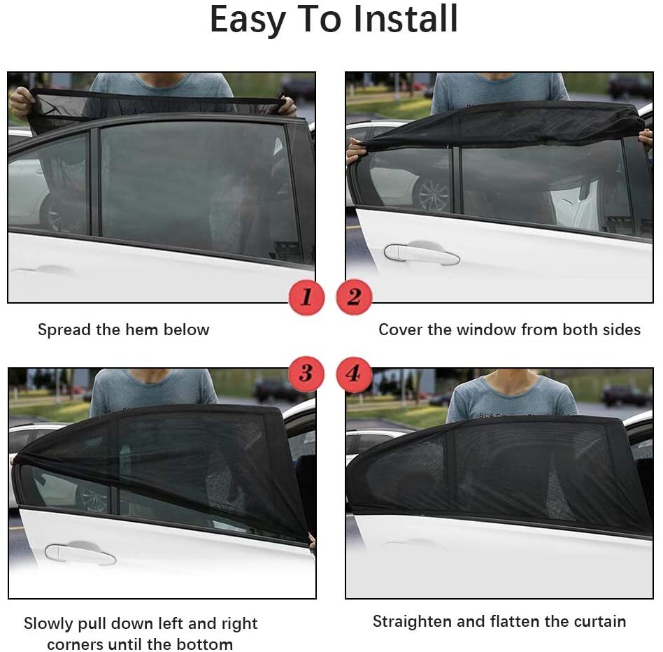 Universal Car Window Sun Shade Curtain – SBLESHOP